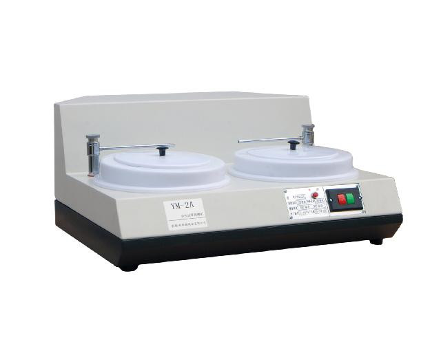 Double Wheels Metallographic Sample Pre-grinder with Two Speed Rotating